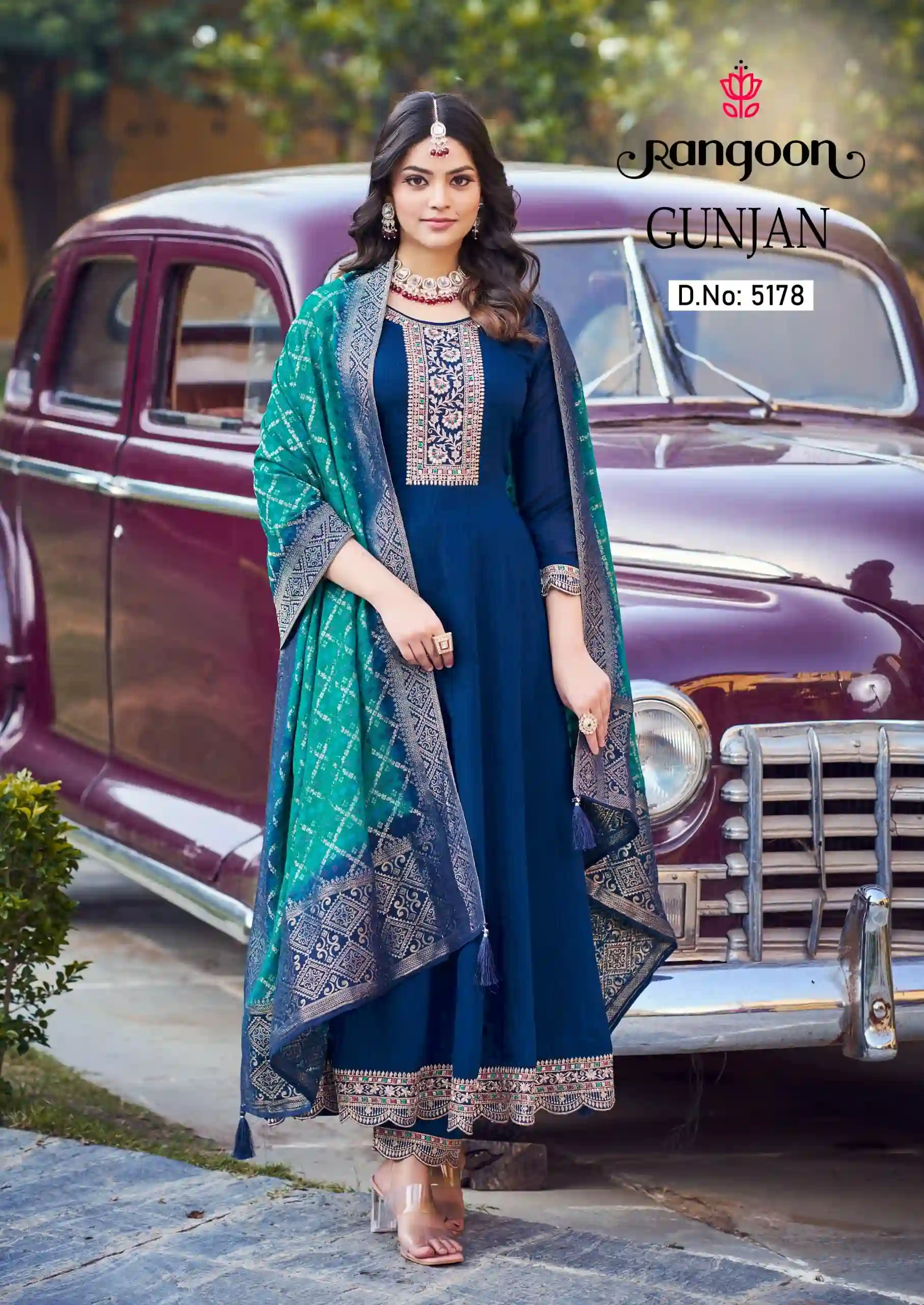 Rangoon Gunjan Silk Wholesale Fancy Readymade Salwar Suit Catalog — Wholesale Readymade Suit, Rangoon wholesale from Surat - Gallery Image 2